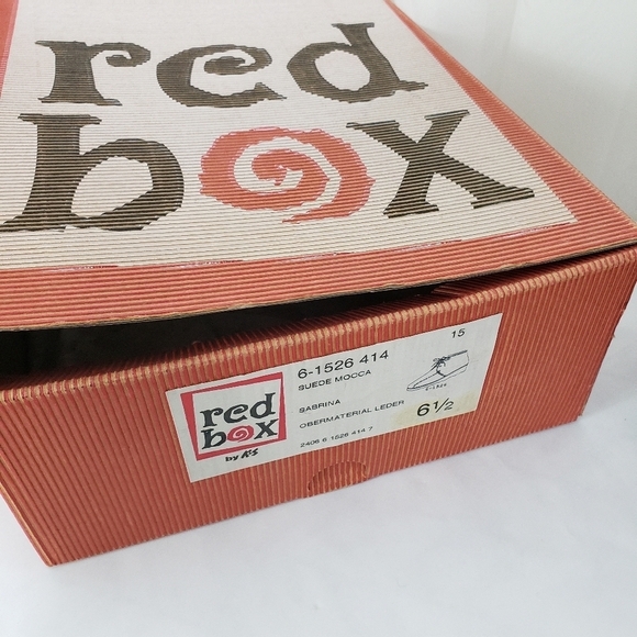 Red Box by K&S Suede Mocca lace up ankle boot moccasin chocolate brown - Picture 2 of 7